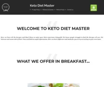 Ketodietmaster.com(Guidance that Make your goals a reality Physical fitness) Screenshot