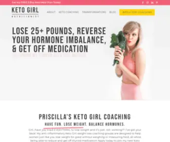 Ketogirlnutritionist.com(Keto Girl Nutritionist) Screenshot