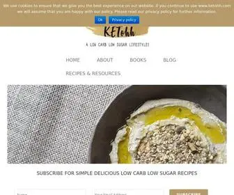 Ketohh.com(KETohh-A Low Carb Low Sugar Lifestyle) Screenshot