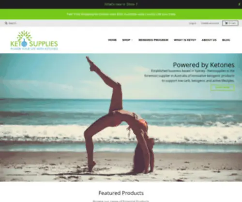 Ketosupplies.com.au(Keto Products) Screenshot