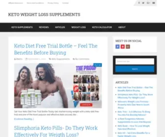 Ketoweightlosssupplements.com(Keto Weight Loss Supplements) Screenshot