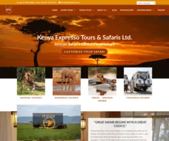 Ketsafaris.com(Tours and safaris in Kenya) Screenshot