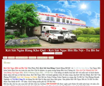 Ketsatnganhang.com.vn(Két Sắt Ngân Hàng Kho Quỹ) Screenshot