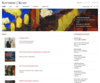 Kettererkunst.com(Ketterer Kunst) Screenshot
