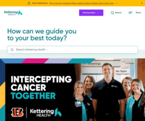 Ketteringhealth.org(Kettering Health) Screenshot