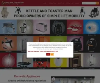 Kettleandtoasterman.co.uk(Domestic Appliances) Screenshot