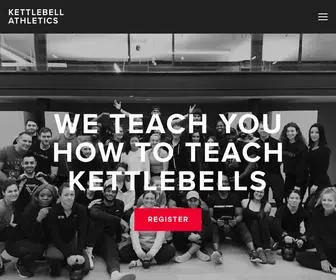 Kettlebellathletics.com(Kettlebell Certifications & Training for Fitness Professionals) Screenshot