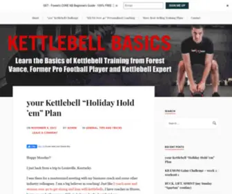 Kettlebellbasics.net(Kettlebell Basics) Screenshot