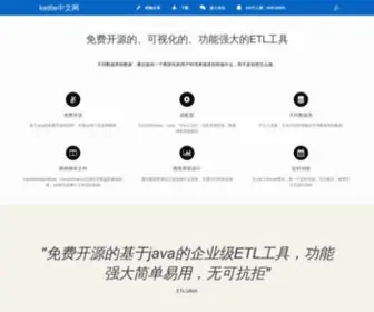 Kettle.net.cn(功能强大的ETL必备工具) Screenshot