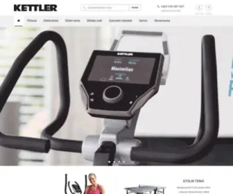 Kettler.cz(Fitness, elektrokola, zahradní nábytek, stolní tenis, pro děti) Screenshot