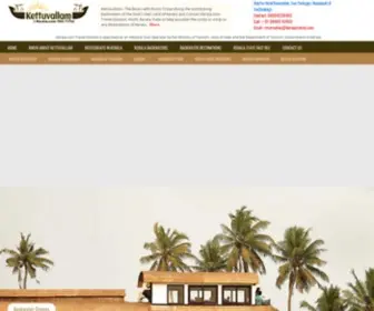 Kettuvallam.com(Houseboats in alleppey) Screenshot