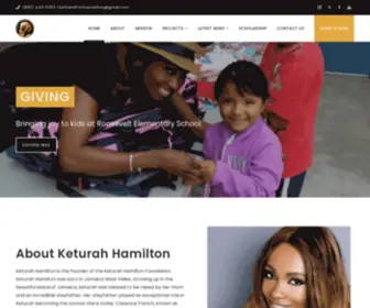 Keturahhamiltonfoundation.org(Keturah Hamilton Foundation) Screenshot