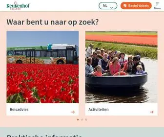 Keukenhof.nl(Home) Screenshot