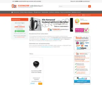 Keukenmachine-Onderdelenshop.nl(Keukenmachine onderdelen bestellen) Screenshot