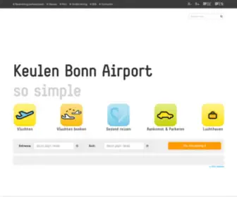 Keulen-Bonn-Airport.nl(Keulen Bonn Airport) Screenshot