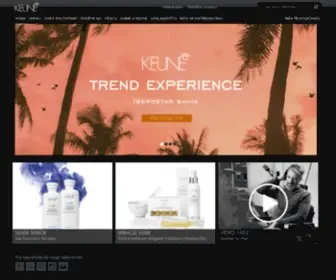 Keune.com.br(Keune) Screenshot