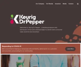 Keurigdrpepper.com(Keurig Dr Pepper) Screenshot