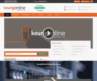 Keurigonline.nl(Webhosting zoals het hoort) Screenshot