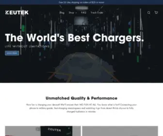 Keutek.com(Premium Fast Charging Cables & Adaptors) Screenshot