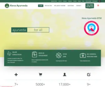 Kevaayurveda.com(Best Ayurveda Clinic in Bangalore) Screenshot