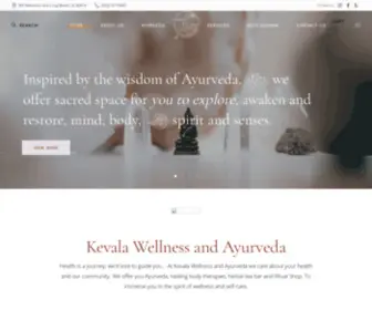 Kevalawellness.com(Kevala Wellness and Ayurveda) Screenshot