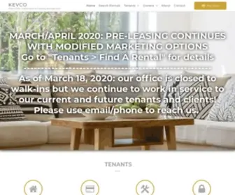 KevCo.com(Rental Properties From Kevco Across Old Town Fort Collins) Screenshot