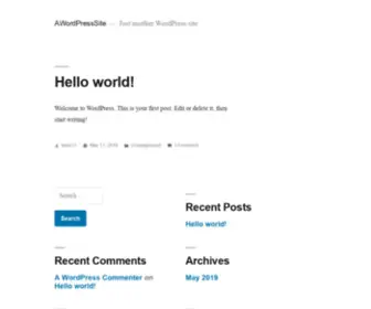 Kevinallen.com(Just another WordPress site) Screenshot