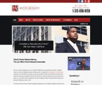 Kevinbessantlaw.com(Detroit Criminal Defense Attorney) Screenshot