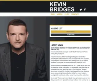 Kevinbridges.co.uk(Kevin Bridges) Screenshot