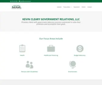 Kevincleary.com(Kevin Cleary Government Relations) Screenshot