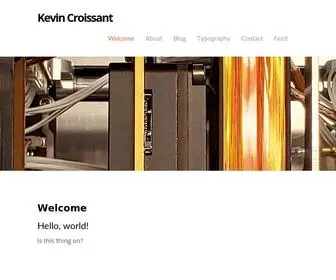 Kevincroissant.com(Kevin Croissant) Screenshot