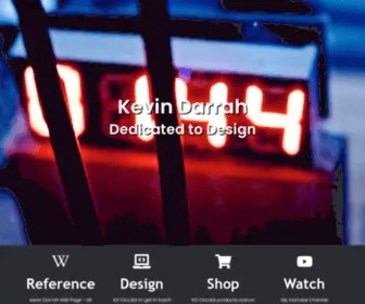 Kevindarrah.com(Dedicated to Design) Screenshot
