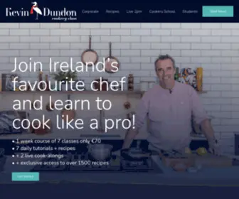 Kevindundon.com(Kevin Dundon online cookery courses) Screenshot