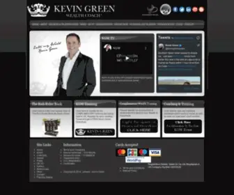 Kevingreen.co.uk(Kevin Green's Official Website) Screenshot