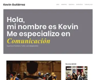 Kevingutierrez.com(Gutiérrez) Screenshot