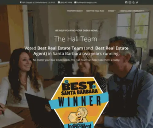 Kevinhall.com(The Hall Team) Screenshot