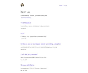 Kevinl.info(Designing computing education) Screenshot