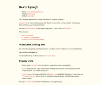 Kevinlynagh.com(Kevin Lynagh) Screenshot