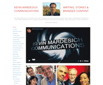 Kevinmardesich.com(Writer) Screenshot