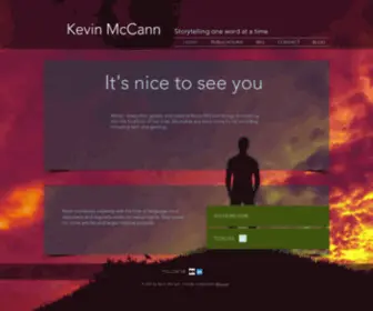 Kevinmccann.us(Professional Storyteller) Screenshot