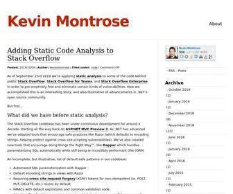 Kevinmontrose.com(Kevin Montrose) Screenshot