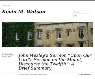 Kevinmwatson.com(Kevin M) Screenshot