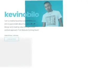 Kevinobilo.com(Creative Director) Screenshot