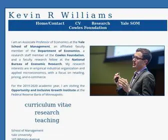 Kevinrwilliams.com(Kevin R Williams) Screenshot