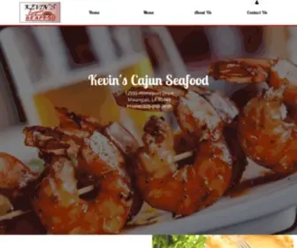 Kevinscajunseafood.com(DiCarlo's Food and Spirits) Screenshot