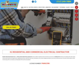 Kevinselectricalservice.com(Kevin's Electrical Service LLC) Screenshot