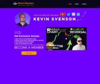 Kevinsvenson.com(Kevin Svenson Crypto) Screenshot