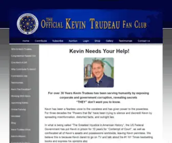 Kevintrudeaufanclub.com(Kevin Trudeau Fan Club) Screenshot