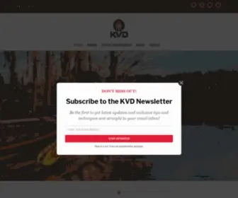 Kevinvandam.com(The Official Web Site of Kevin VanDam) Screenshot