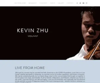 Kevinzhuviolin.com(Kevin Zhu) Screenshot